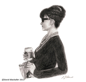 Pencil portrait by David Blackaller